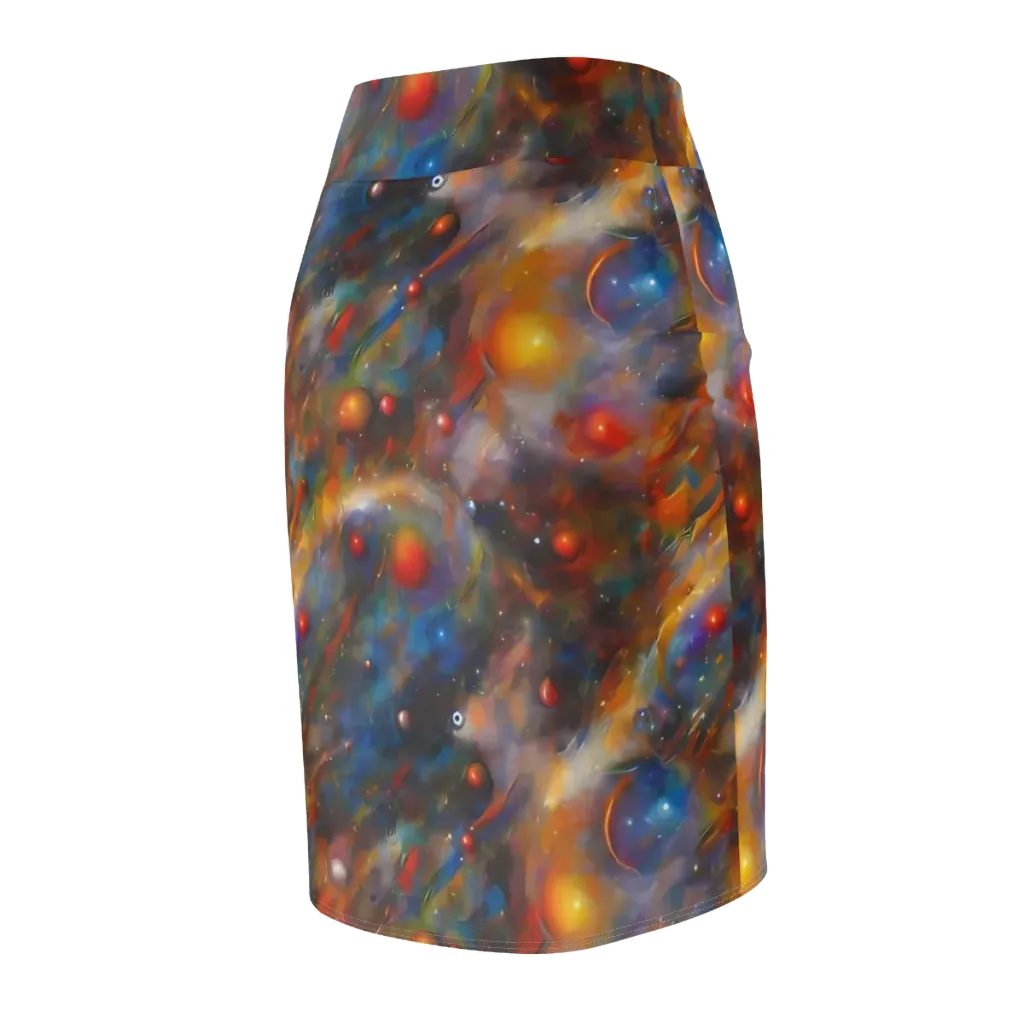 Kohn De Seve Canvas on Pencil Skirt — Back Side