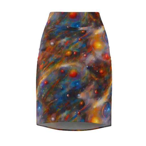 Kohn De Seve Canvas on a Pencil Skirt