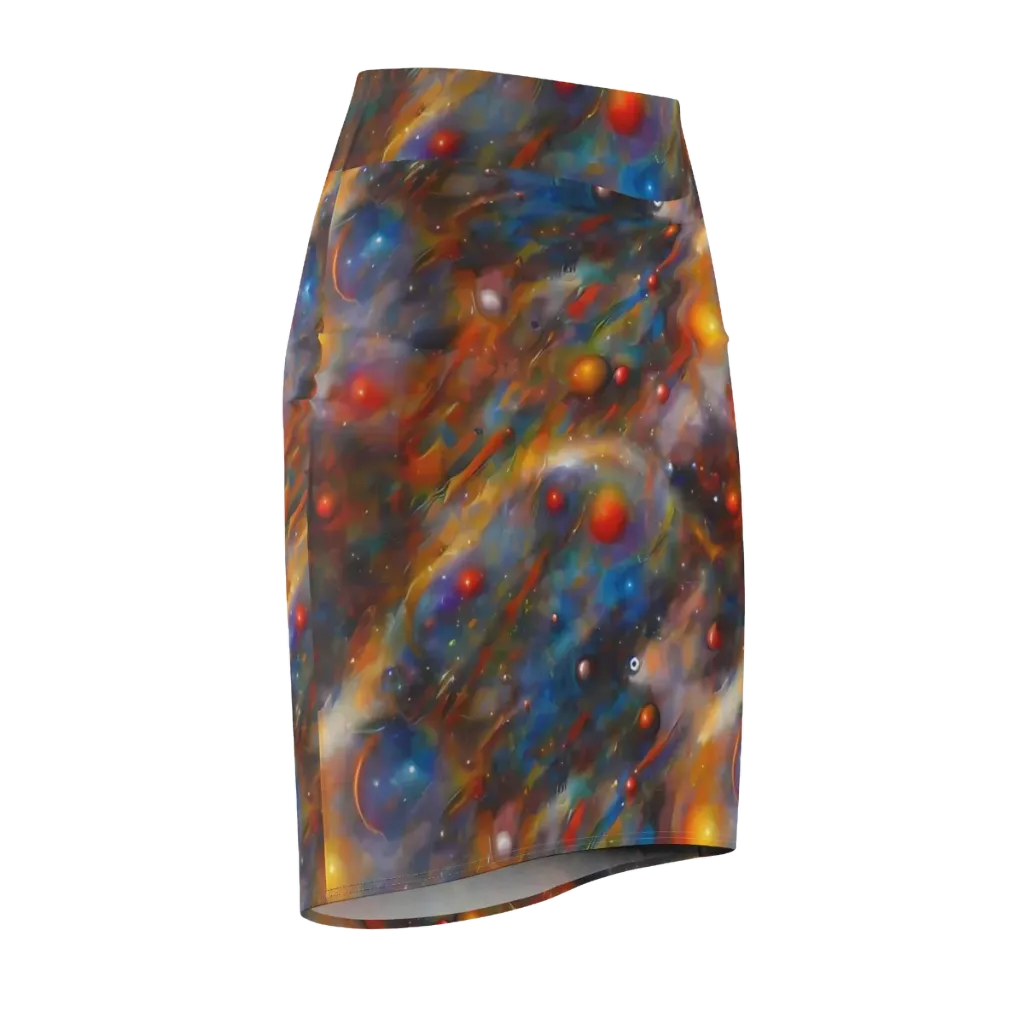 Kohn De Seve Canvas on Pencil Skirt — Front Side