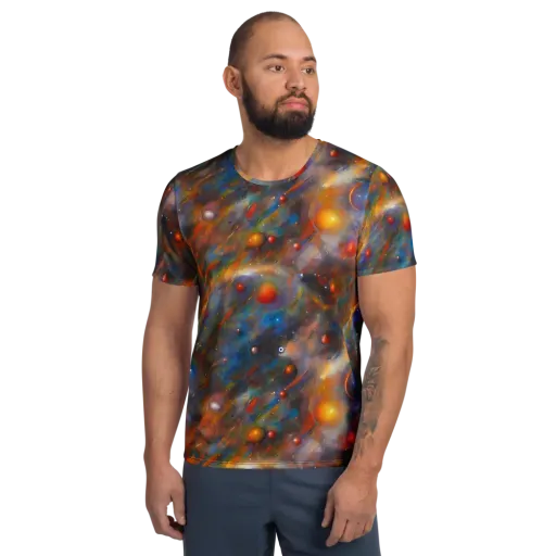 Kohn De Seve Canvas on a Men's Athletic T-Shirt
