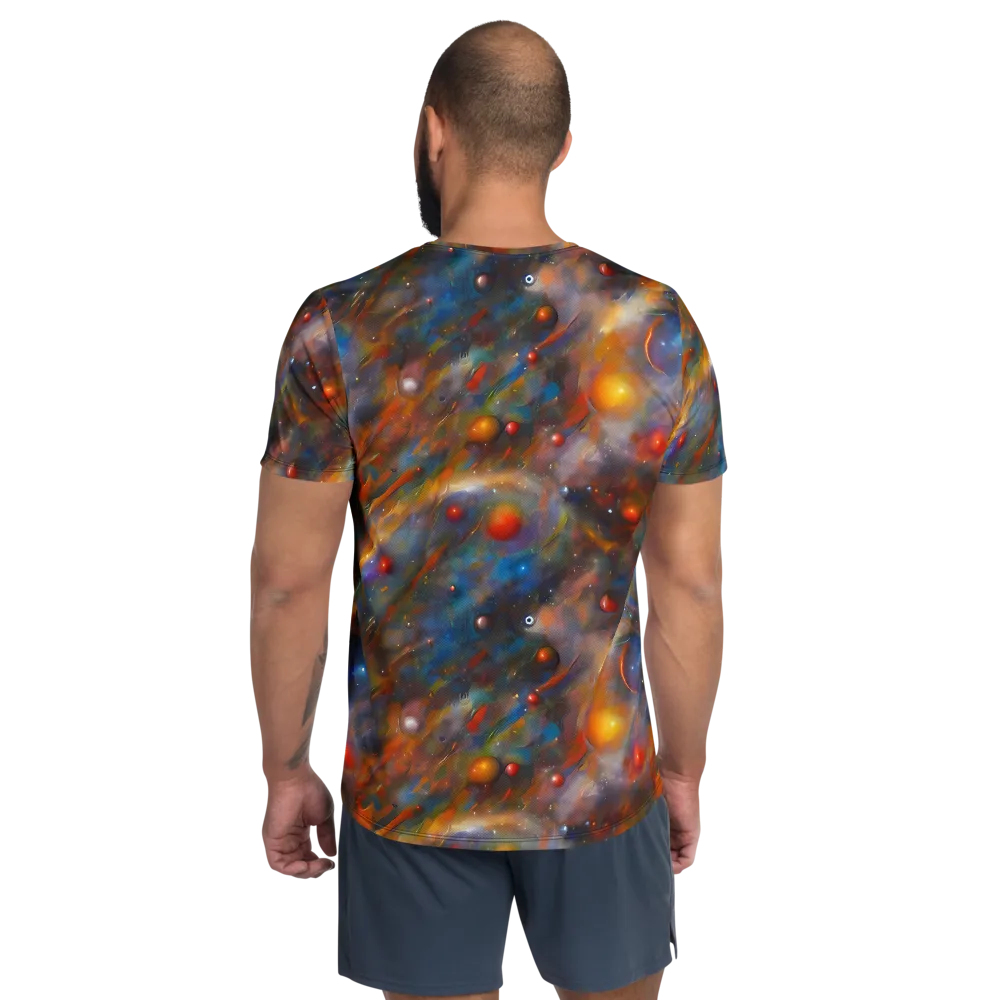 Kohn De Seve Canvas on Men's Athletic T-Shirt — Back