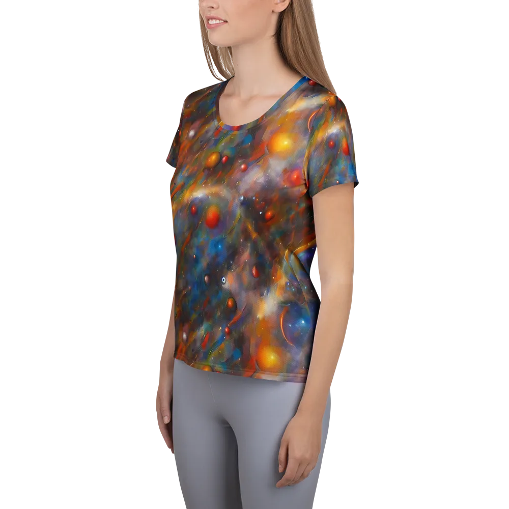 Kohn De Seve Canvas on Women's Athletic T-Shirt — Left