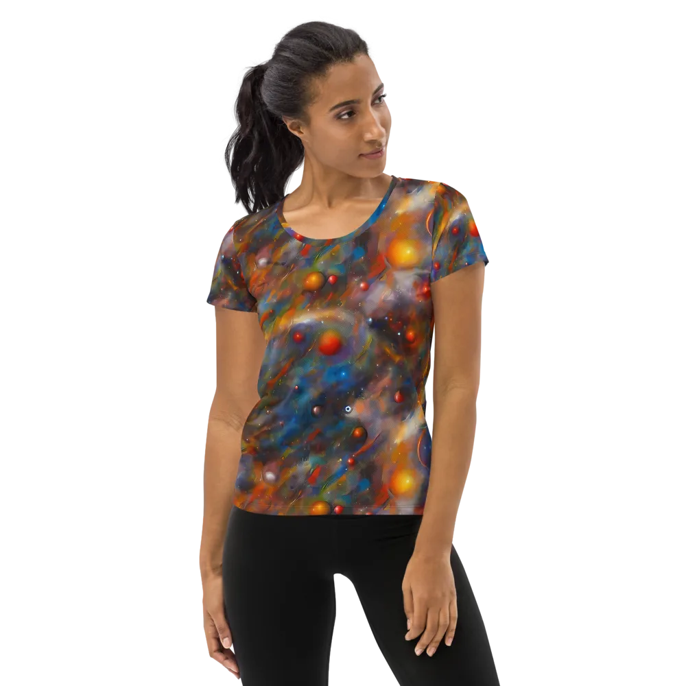 Kohn De Seve Canvas on Women's Athletic T-Shirt — Front