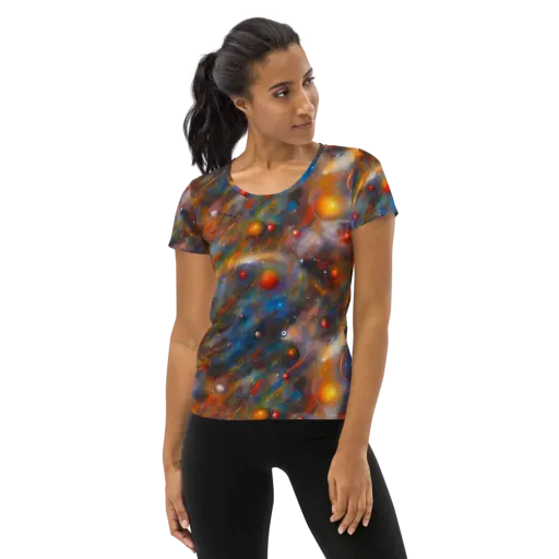 Kohn De Seve Canvas on a Women's Athletic T-Shirt