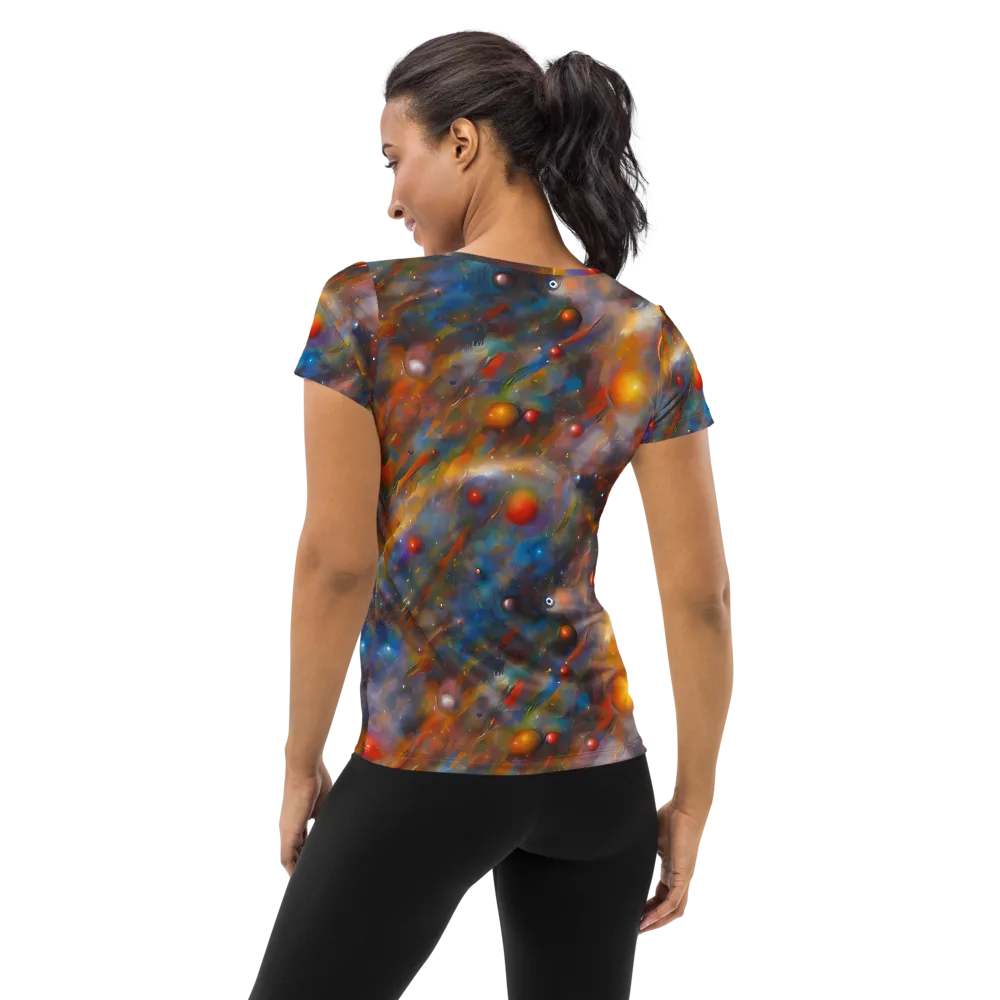 Kohn De Seve Canvas on Women's Athletic T-Shirt — Back