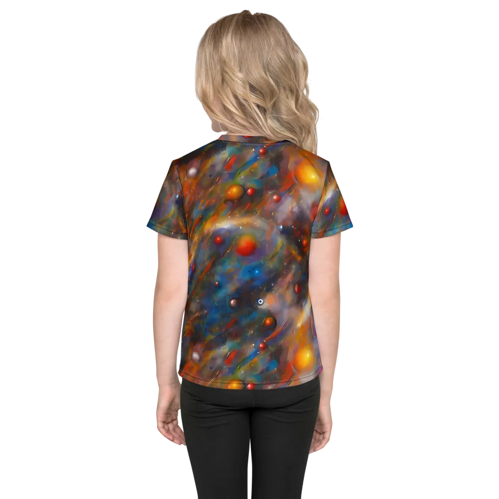 Kohn De Seve Canvas on Kids Crew Neck T-Shirt — Back