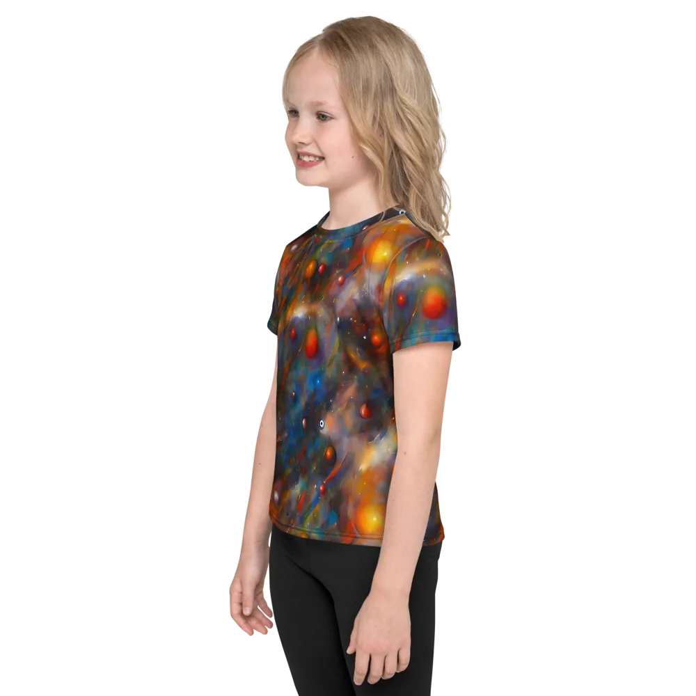 Kohn De Seve Canvas on Kids Crew Neck T-Shirt — Left