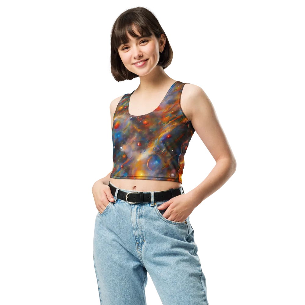 Kohn De Seve Canvas on Crop Top — Front