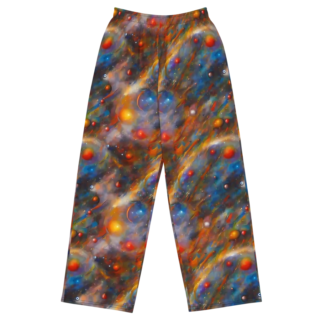 Kohn De Seve Canvas on Wide-Leg Pants — Front