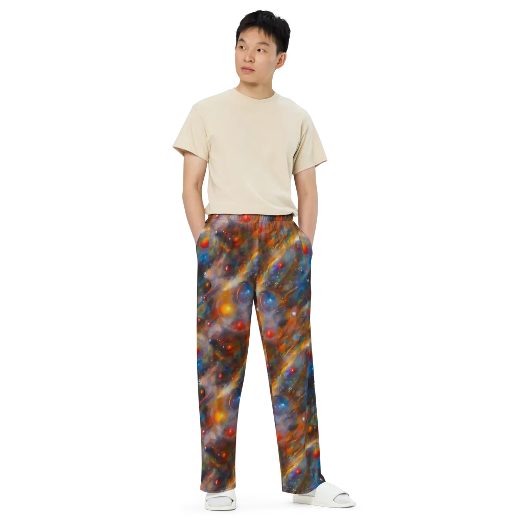 Kohn De Seve Canvas on Wide-Leg Pants — Front
