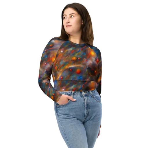 Kohn De Seve Canvas on a Long Sleeve Crop Top