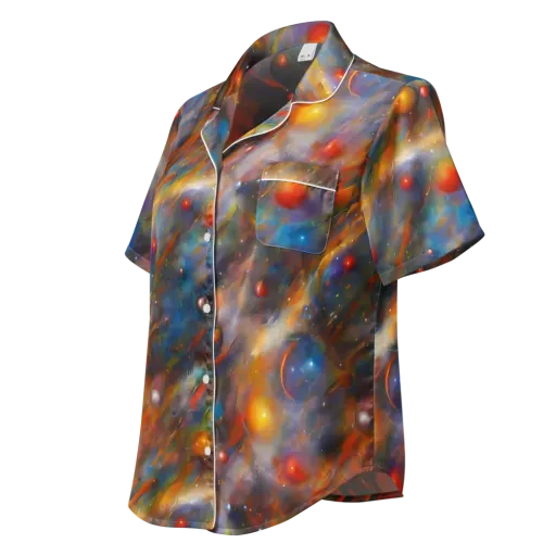 Kohn De Seve Canvas on a Women's Short Sleeve Pajama Top