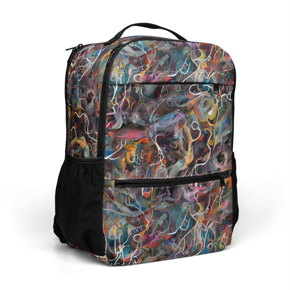 Chromatic Entanglement on Utility Backpack — Right Front