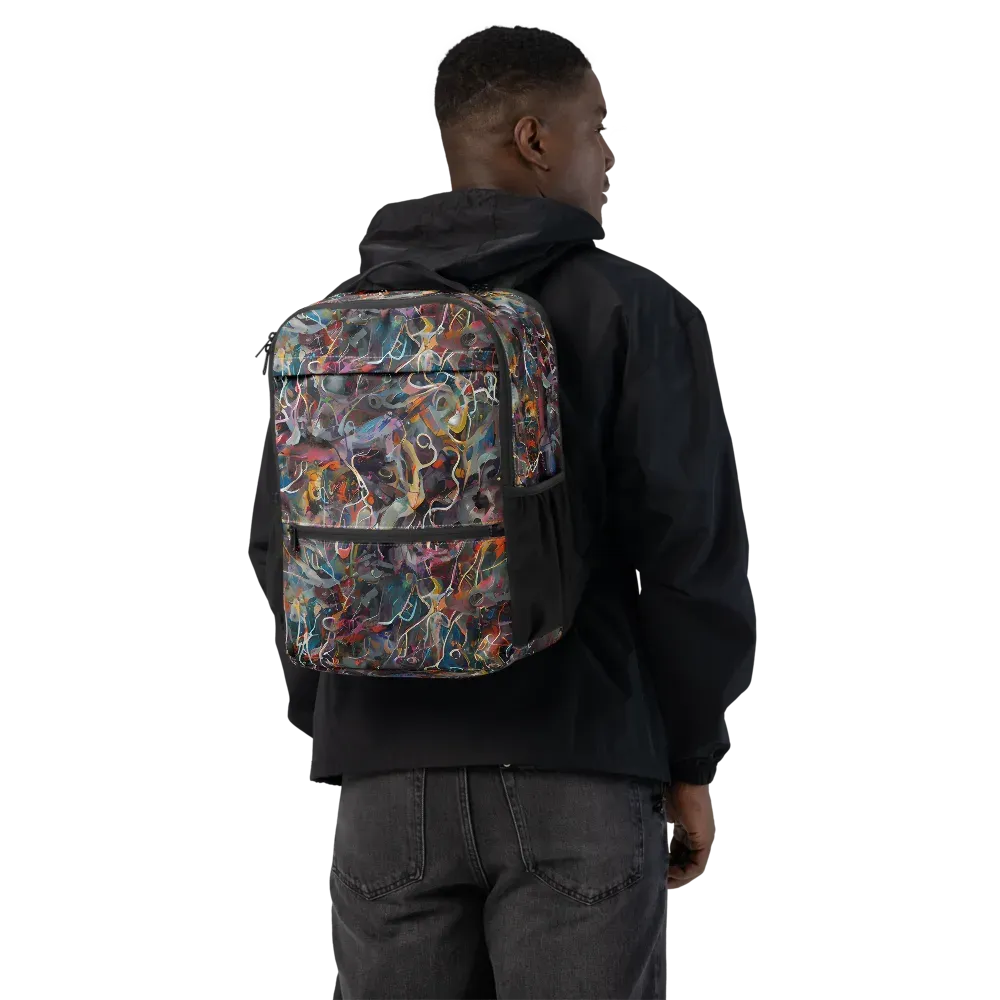 Chromatic Entanglement on Utility Backpack — Back