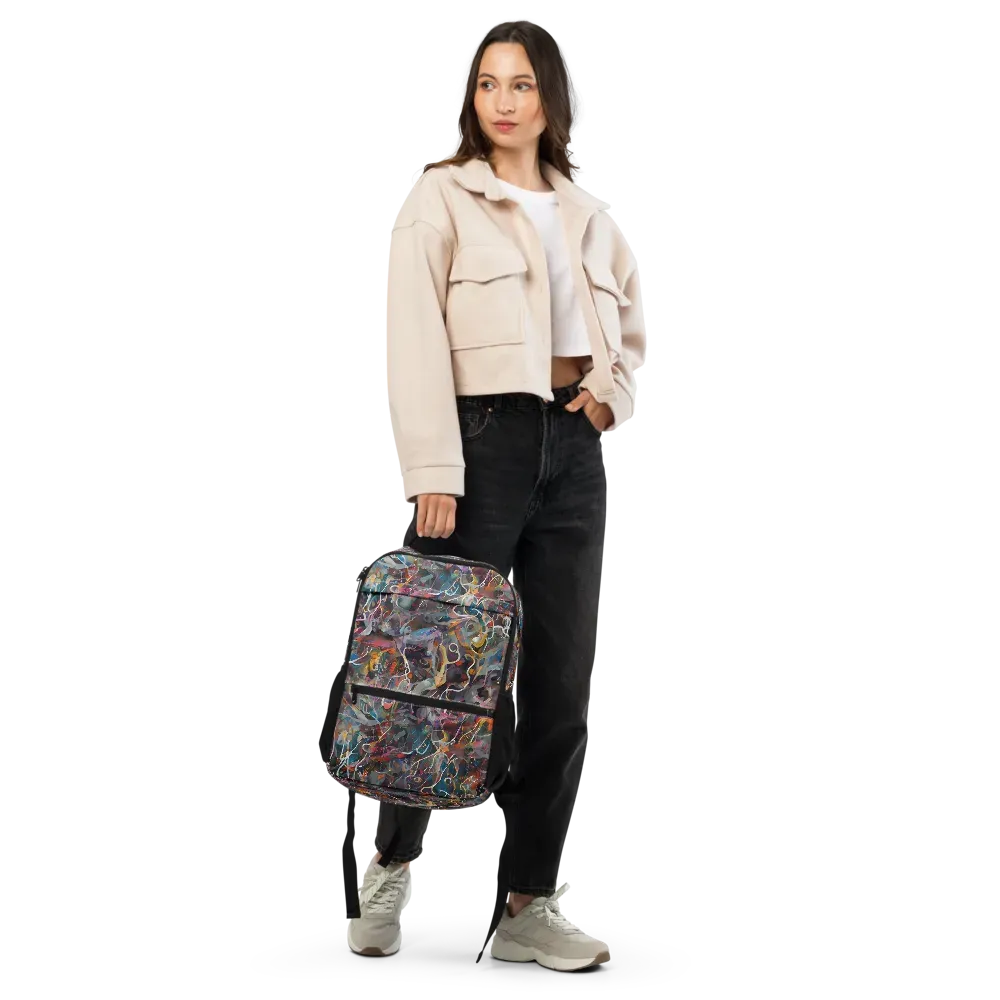 Chromatic Entanglement on Utility Backpack — Front