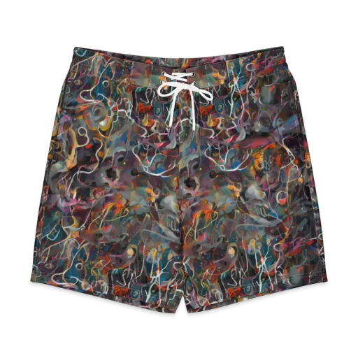 Chromatic Entanglement on a Men's Board Shorts