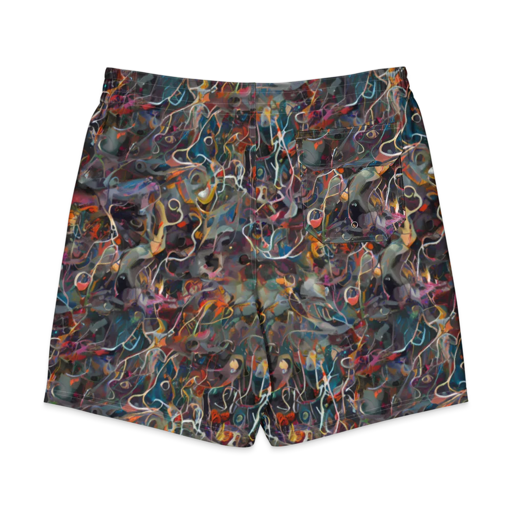 Chromatic Entanglement on Men's Board Shorts — Back