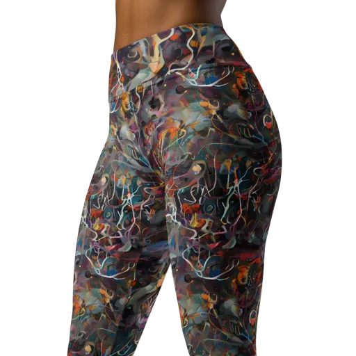 Chromatic Entanglement on a Yoga Leggings