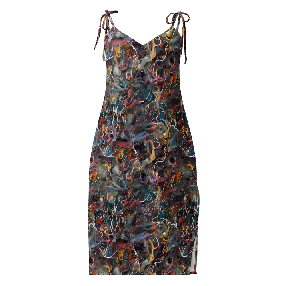 Chromatic Entanglement on Slip Dress — Front