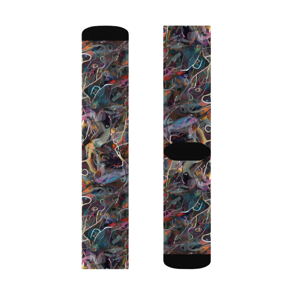 Chromatic Entanglement on Socks — Right Sock