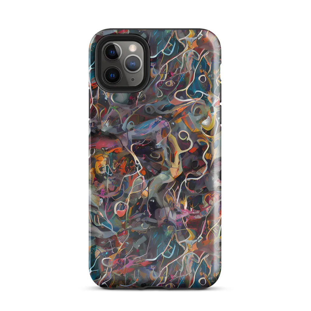 Chromatic Entanglement on Tough Case for iPhone® — Front