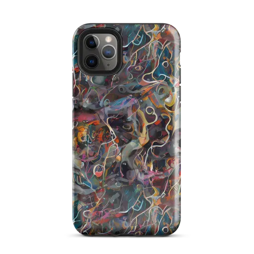 Chromatic Entanglement on a Tough Case for iPhone®