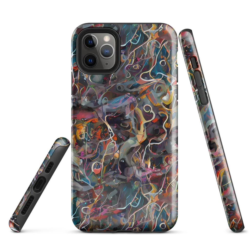 Chromatic Entanglement on Tough Case for iPhone® — Front