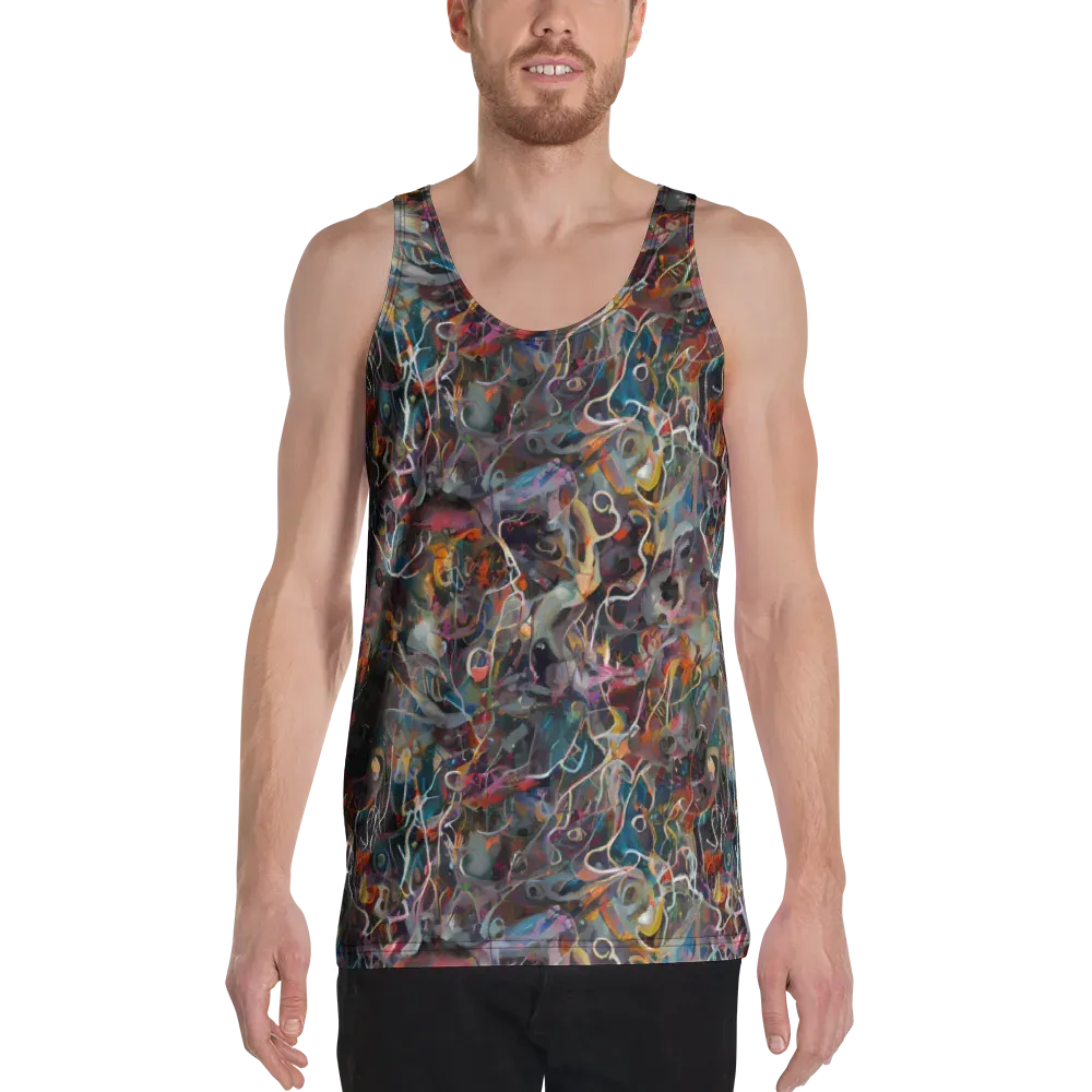 Chromatic Entanglement on Men's Tank Top — Front