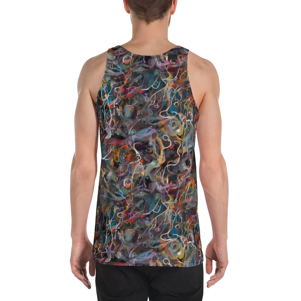 Chromatic Entanglement on Men's Tank Top — Back