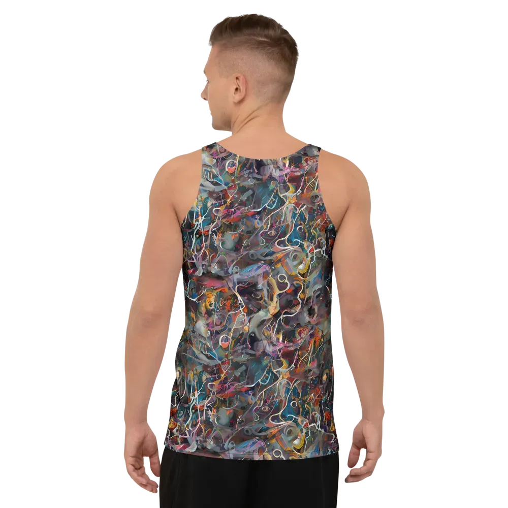 Chromatic Entanglement on Men's Tank Top — Back