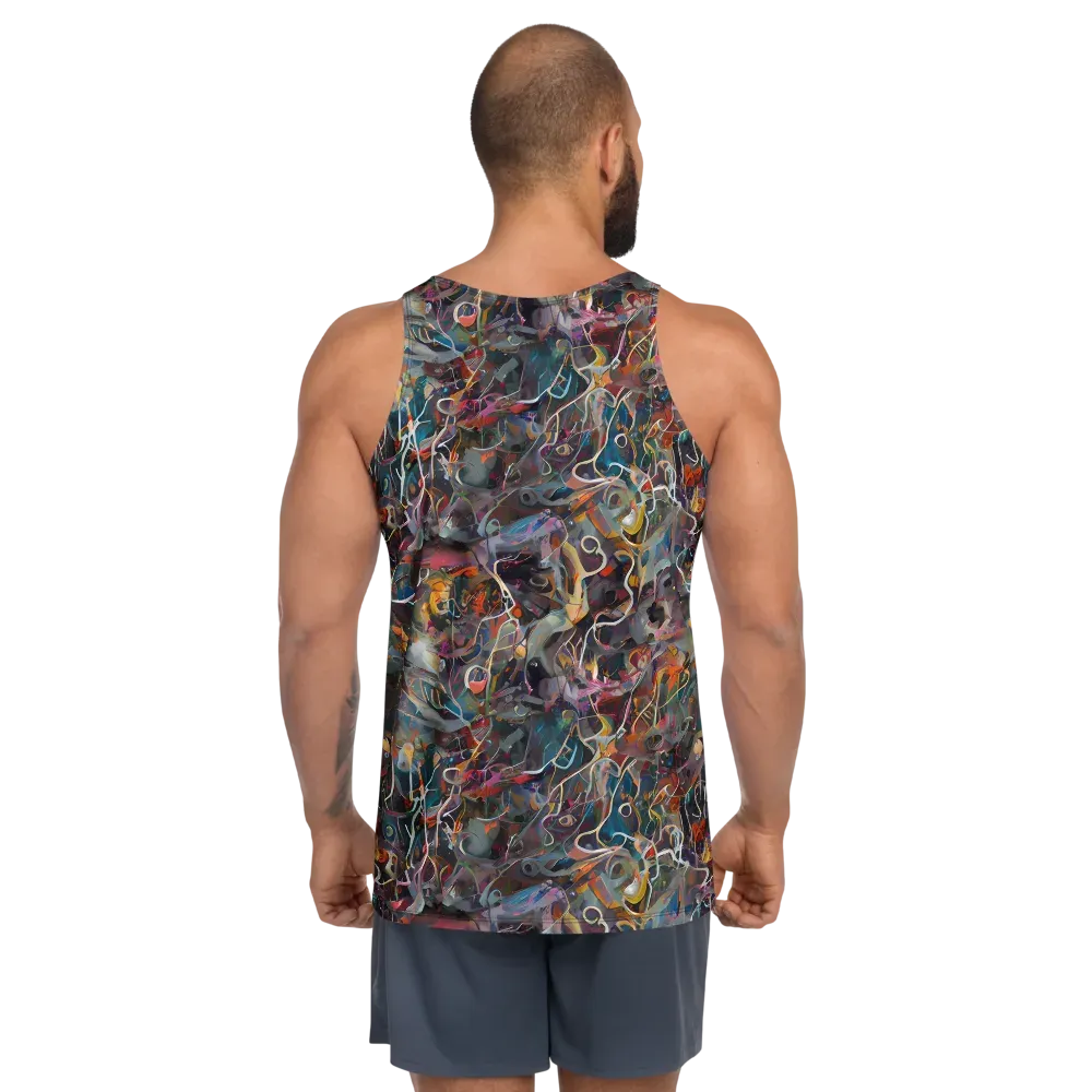 Chromatic Entanglement on Men's Tank Top — Back