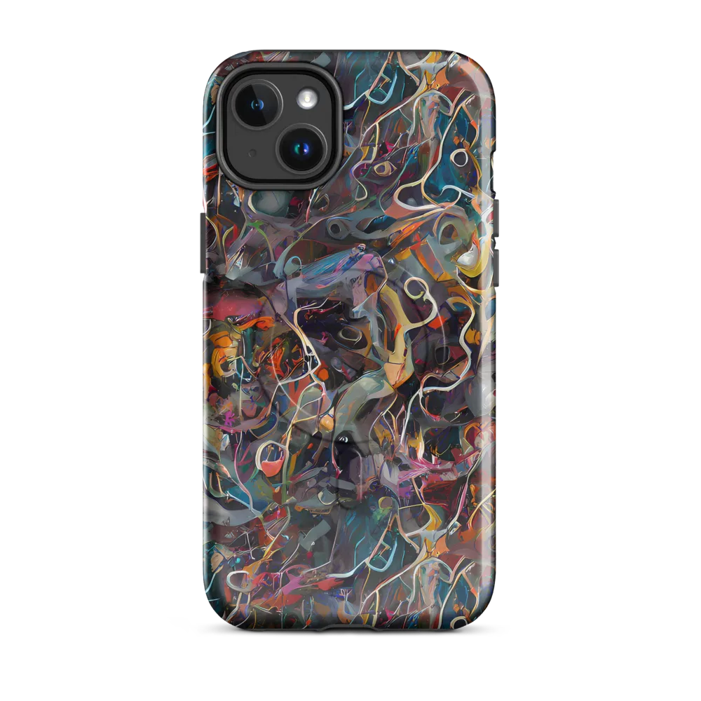 Chromatic Entanglement on MagSafe Tough Case for iPhone® — Front