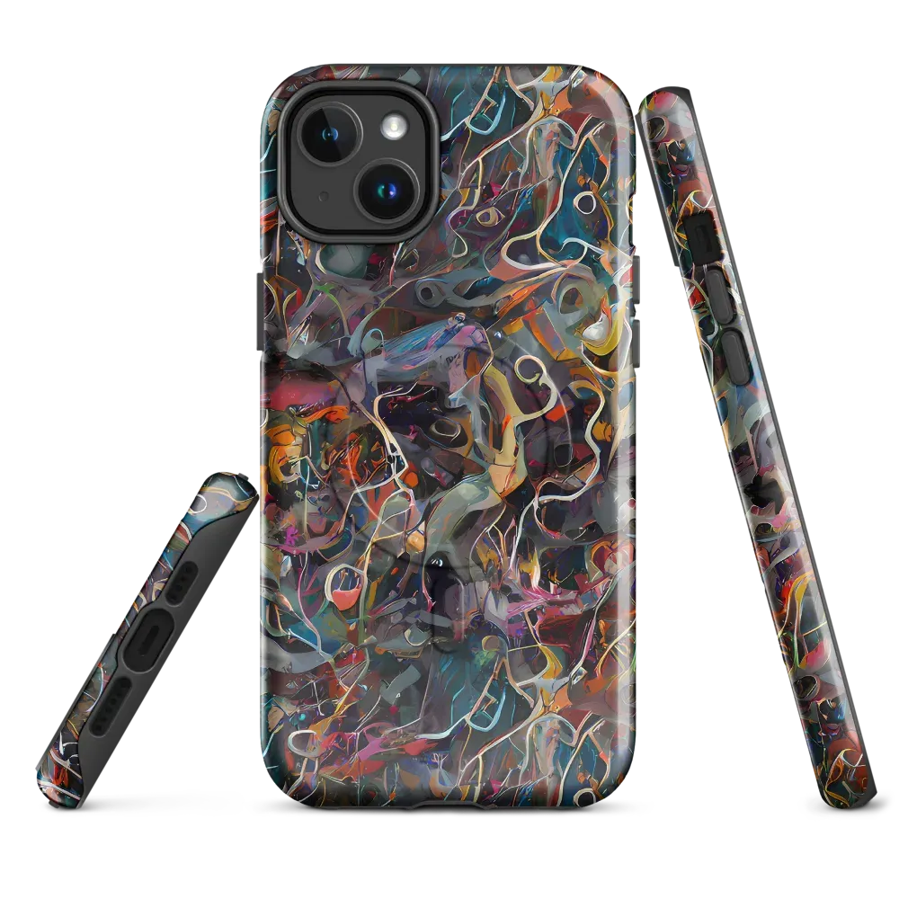 Chromatic Entanglement on MagSafe Tough Case for iPhone® — Front