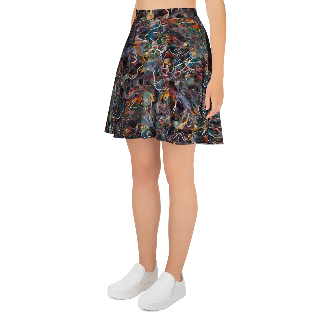 Chromatic Entanglement on Skater Skirt — Left