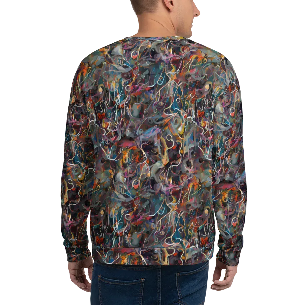 Chromatic Entanglement on Sweatshirt — Back
