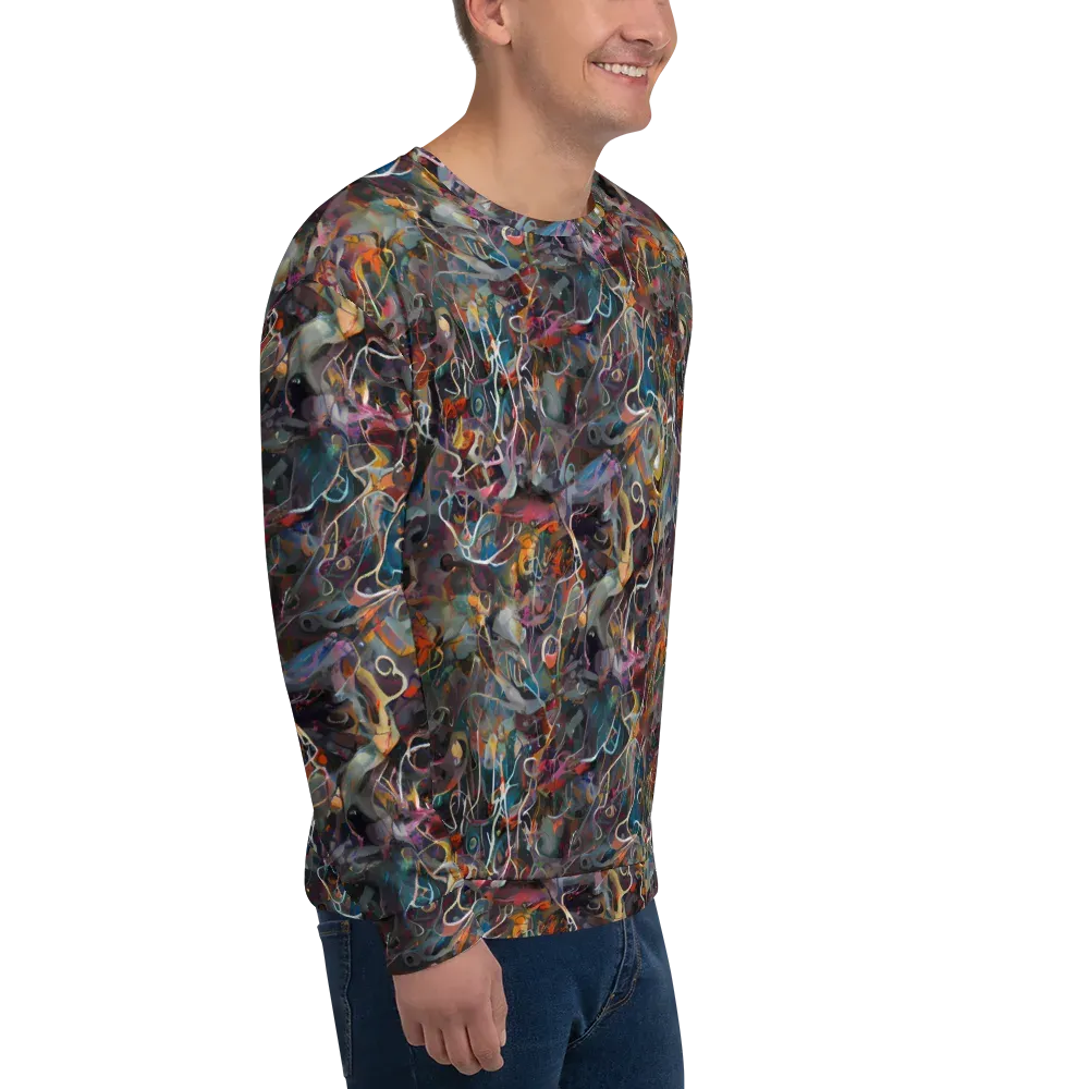 Chromatic Entanglement on Sweatshirt — Right Front