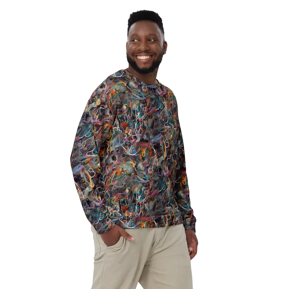 Chromatic Entanglement on Sweatshirt — Front