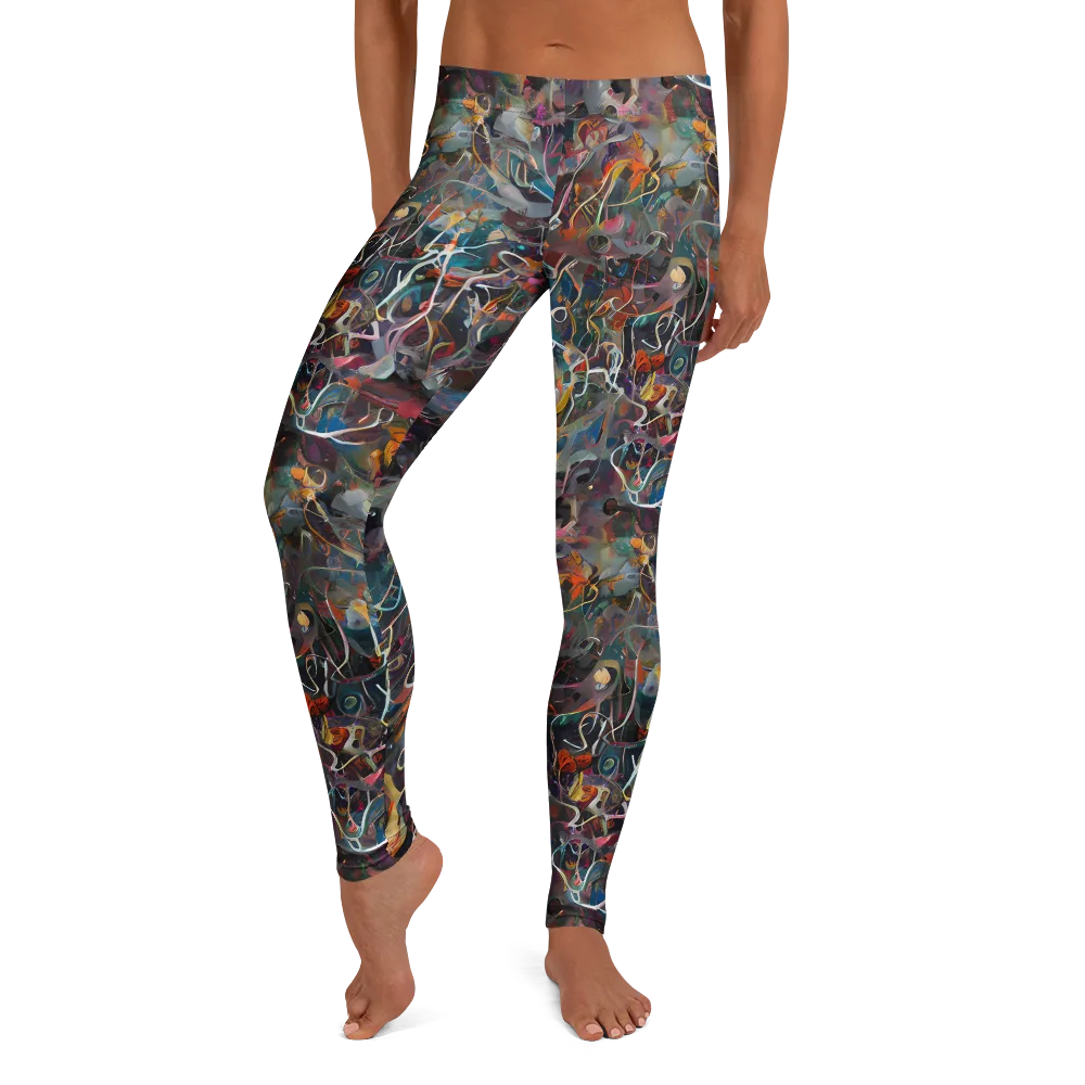 Chromatic Entanglement on Leggings — Front