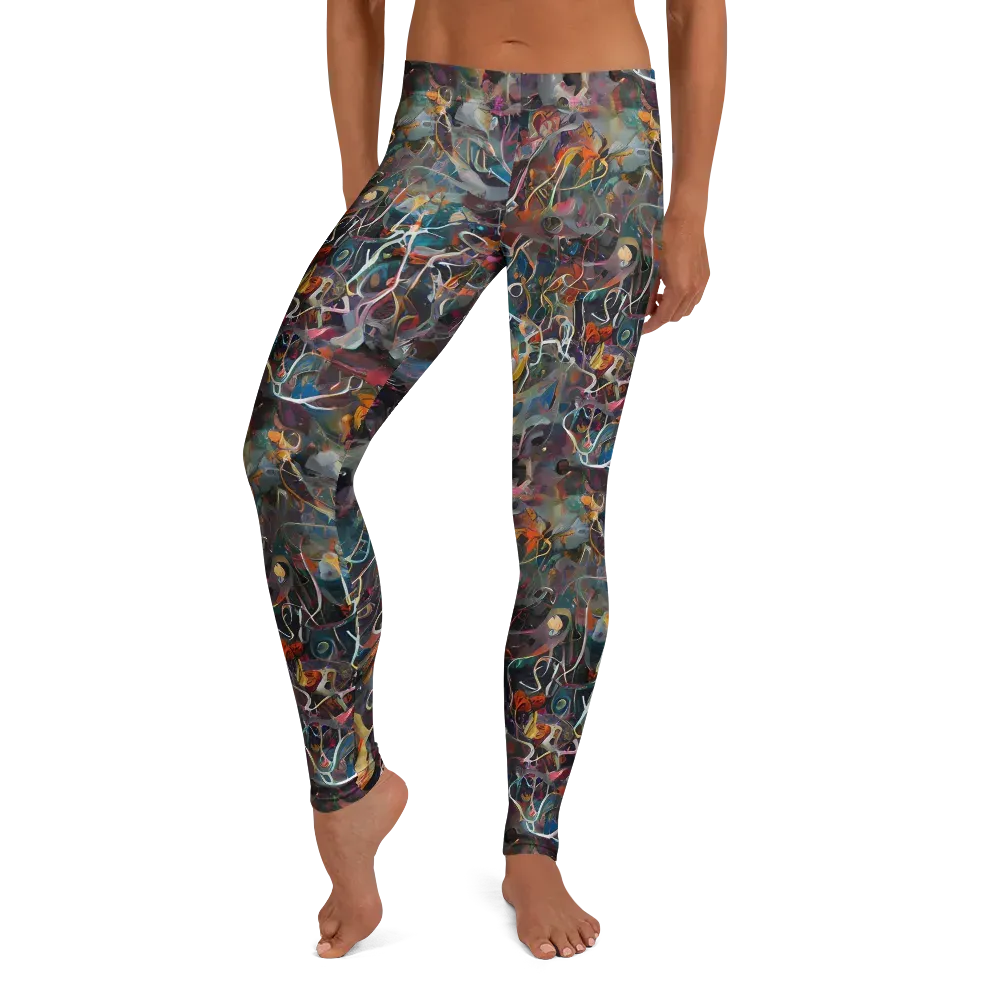 Chromatic Entanglement on Leggings — Front