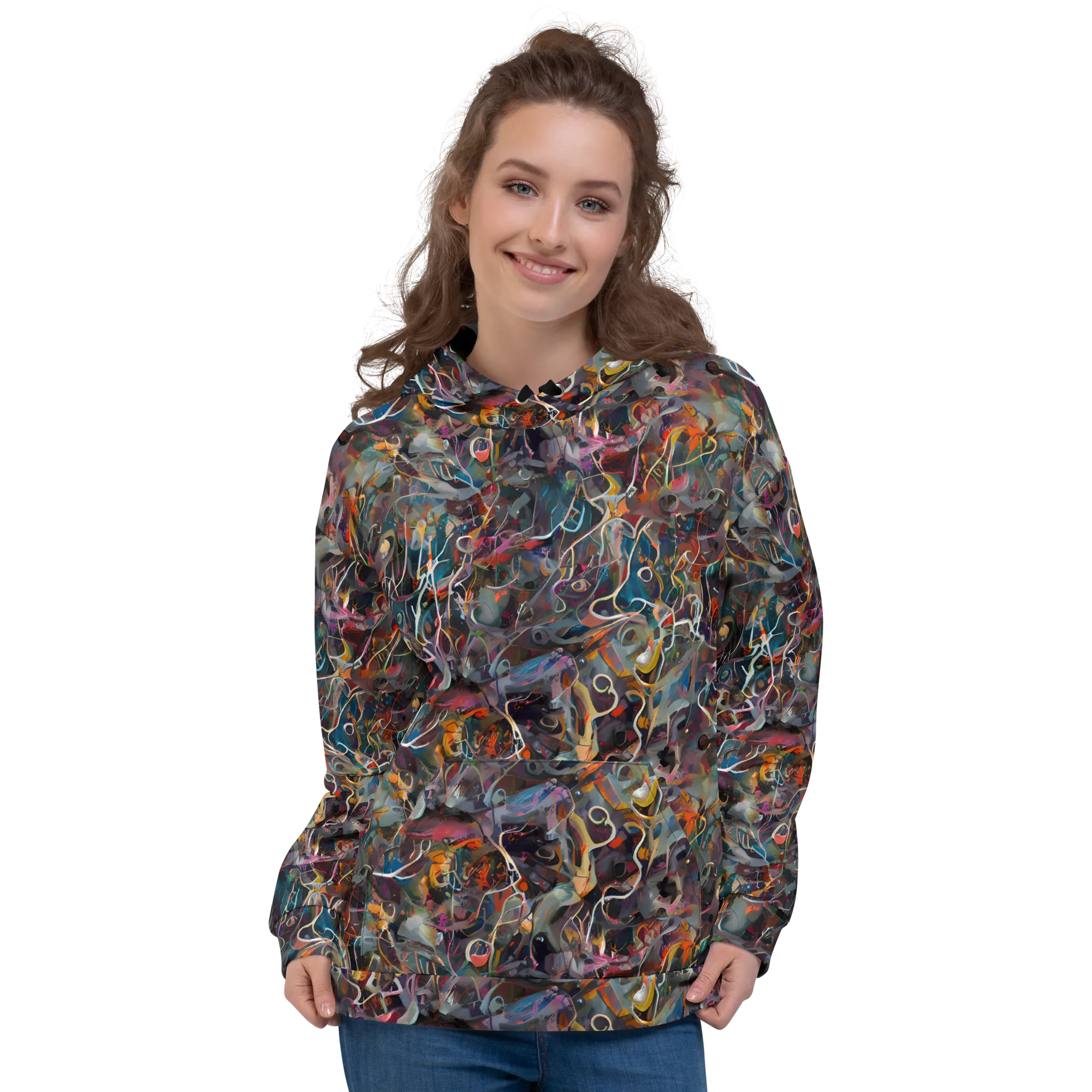 Chromatic Entanglement on Hoodie — Front