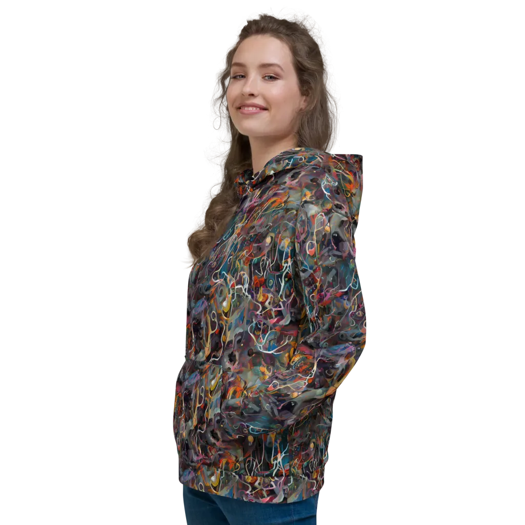 Chromatic Entanglement on Hoodie — Left