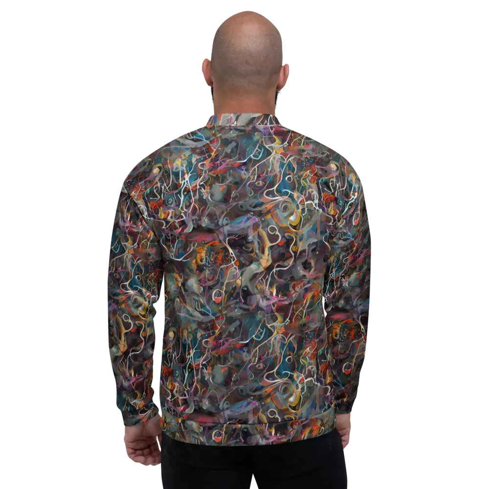 Chromatic Entanglement on Bomber Jacket — Back