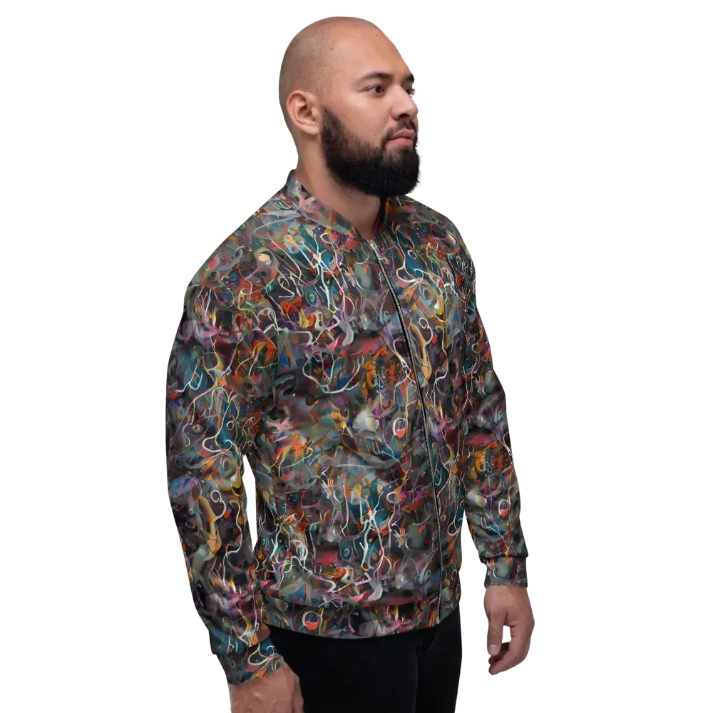 Chromatic Entanglement on Bomber Jacket — Right