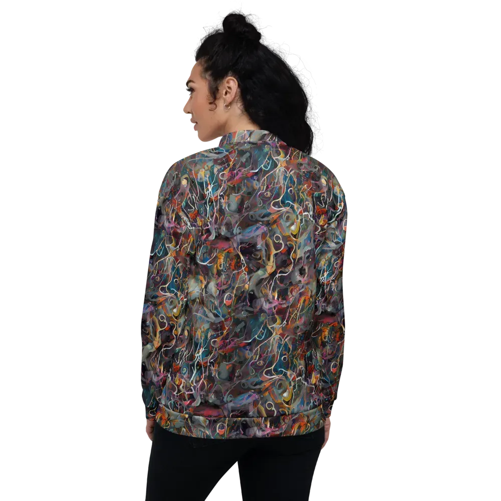 Chromatic Entanglement on Bomber Jacket — Back