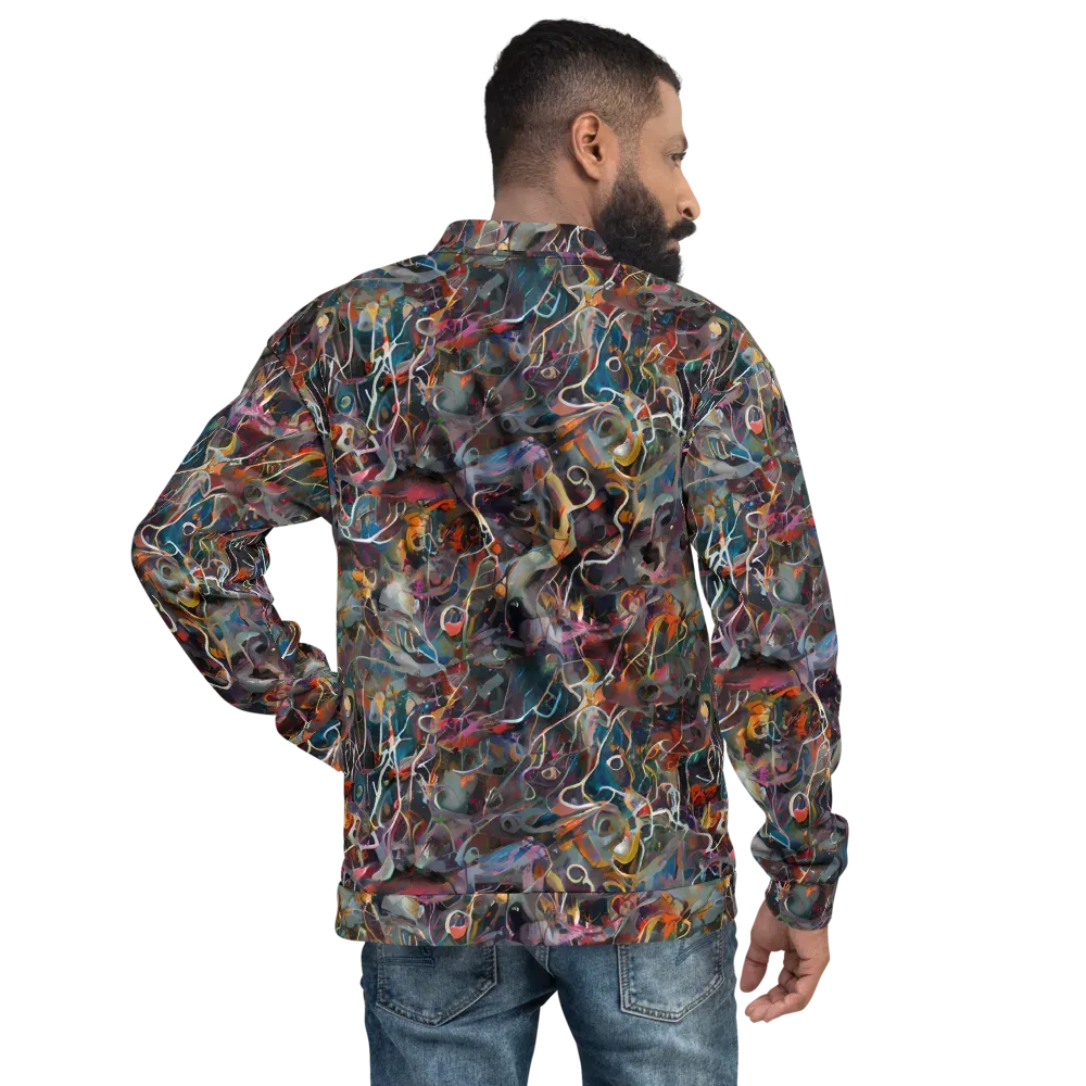 Chromatic Entanglement on Bomber Jacket — Back