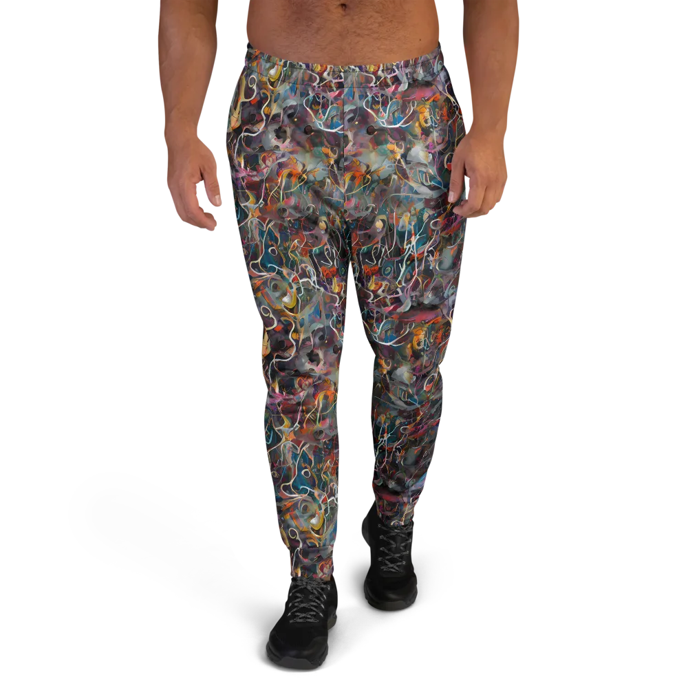 Chromatic Entanglement on Men's Joggers — Front