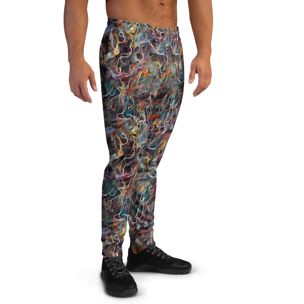Chromatic Entanglement on Men's Joggers — Right