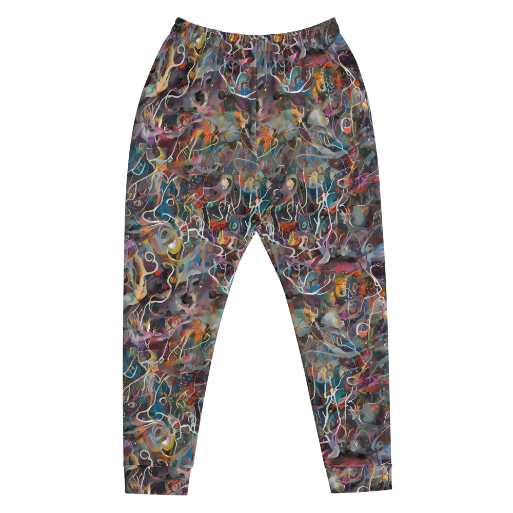 Chromatic Entanglement on Men's Joggers — Front