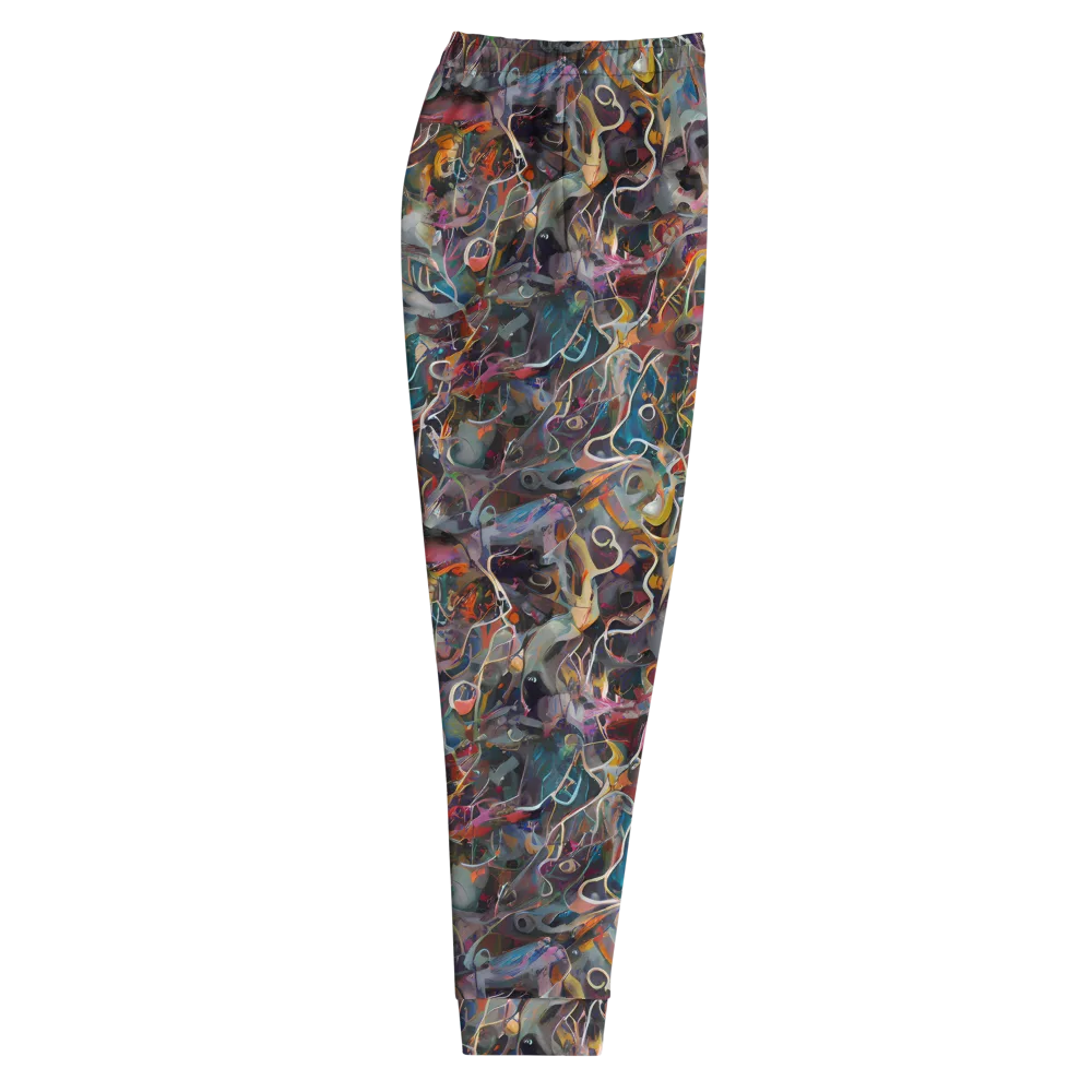 Chromatic Entanglement on Men's Joggers — Right