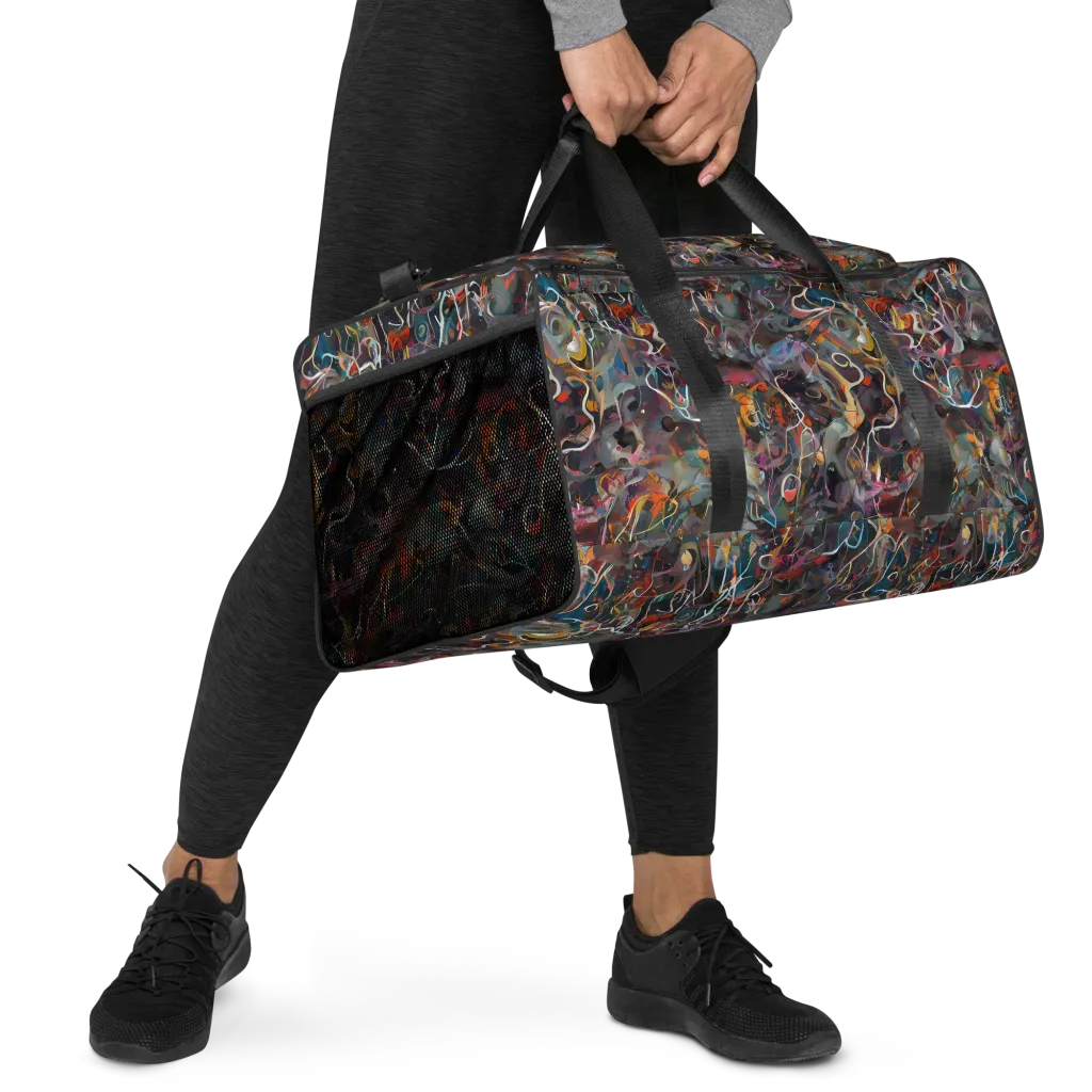 Chromatic Entanglement on Duffle Bag — Right Front